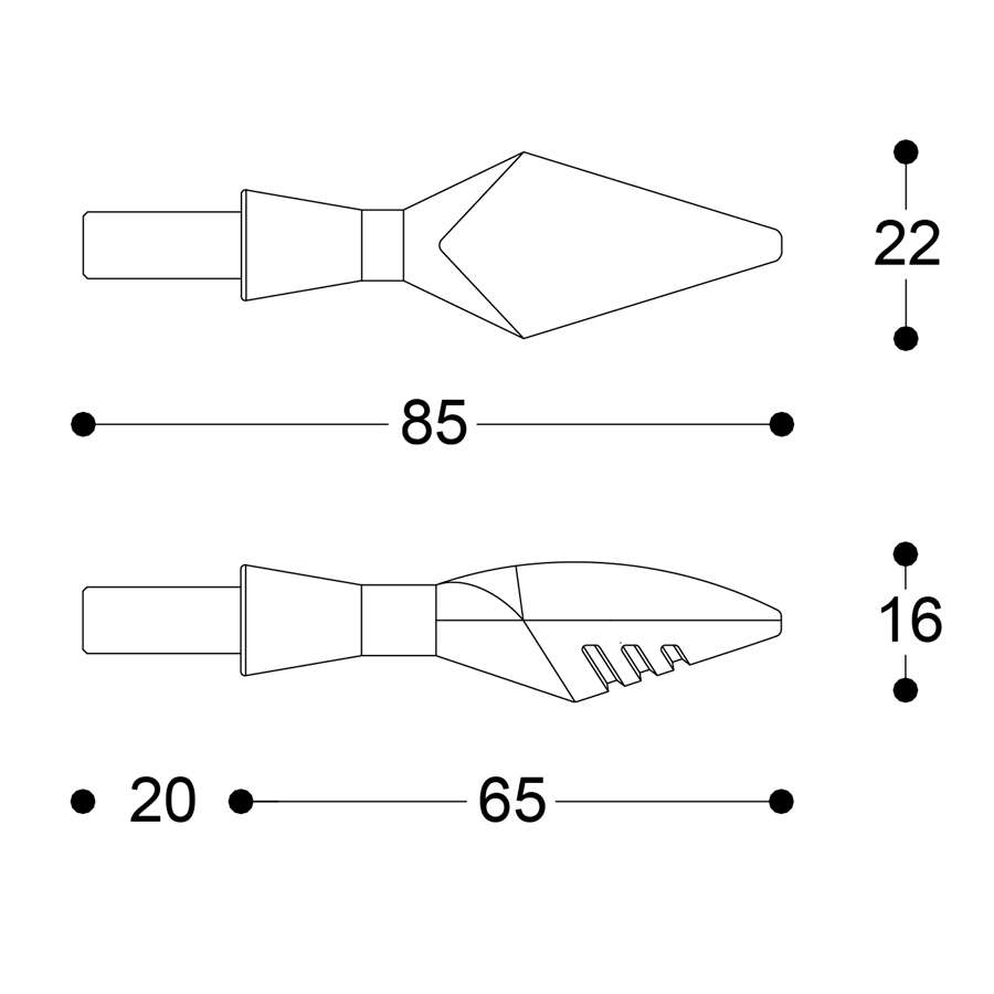 intermitentes x-led barracuda